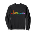 Motorcycle Heartbeat Sweatshirt - Casual Everyday Wear for Adults - T-Shirt, Sweatshirt, Hoodie