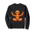 Meditation Gingerbread Yoga Sweatshirt - Fun Novelty Design for Adults - T-Shirt, Sweatshirt, Hoodie