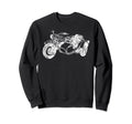 Distressed Sidecar Motorcycle Racing Sweatshirt - Unique Graphic Men Women - T-Shirt, Sweatshirt, Hoodie