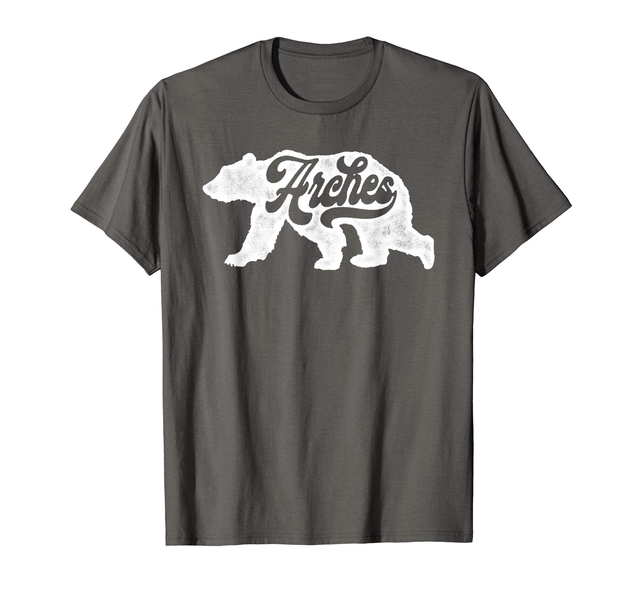 Arches National Park Bear 80S T-Shirt - Graphic Print Men Women - T-Shirt, Sweatshirt, Hoodie