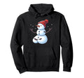 Meditation Snowman Yoga Pose Relaxing Hoodie - Novelty Apparel for Adults - T-Shirt, Sweatshirt, Hoodie