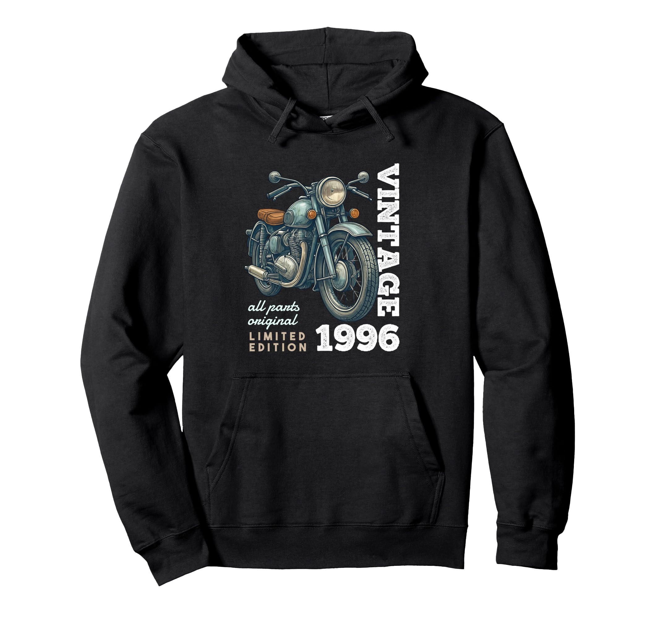 1996 30 Years Old Motorcycle 30Th Hoodie - Streetwear Style Men Women - T-Shirt, Sweatshirt, Hoodie