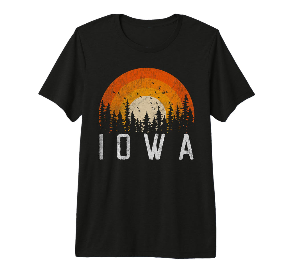 Iowa 70S 80S Tri Blend T-Shirt - Trendy Graphic Unisex - T-Shirt, Sweatshirt, Hoodie