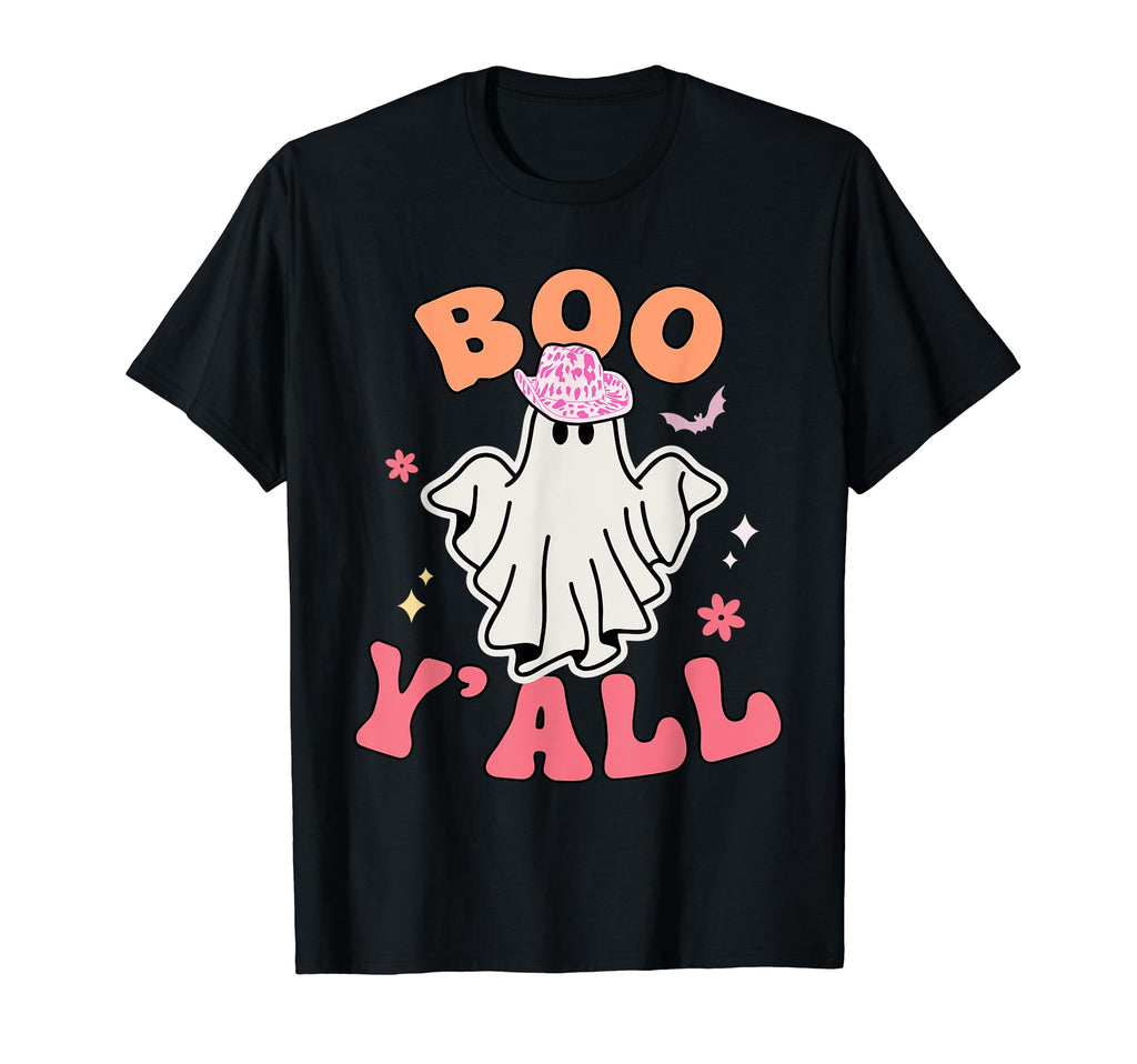 Funny Boo Yall Country Western Ghost T-Shirt - Unique Graphic for Adults - T-Shirt, Sweatshirt, Hoodie