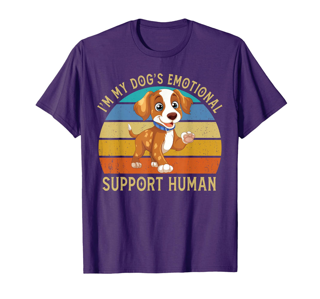 Im My Dogs Emotional Support Human Dog T-Shirt - Aesthetic Graphic Unisex - T-Shirt, Sweatshirt, Hoodie