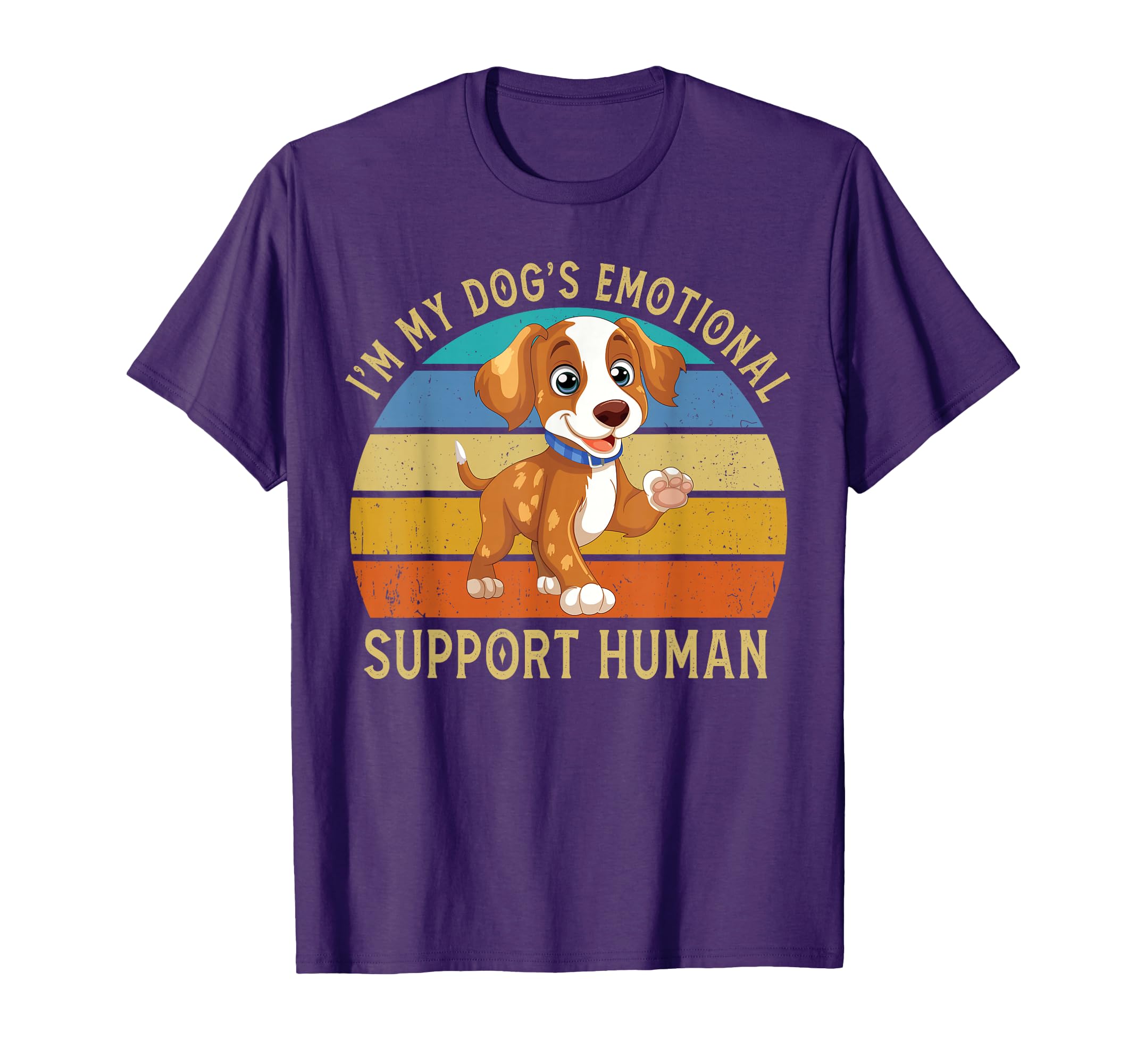 Im My Dogs Emotional Support Human Dog T-Shirt - Aesthetic Graphic Unisex - T-Shirt, Sweatshirt, Hoodie