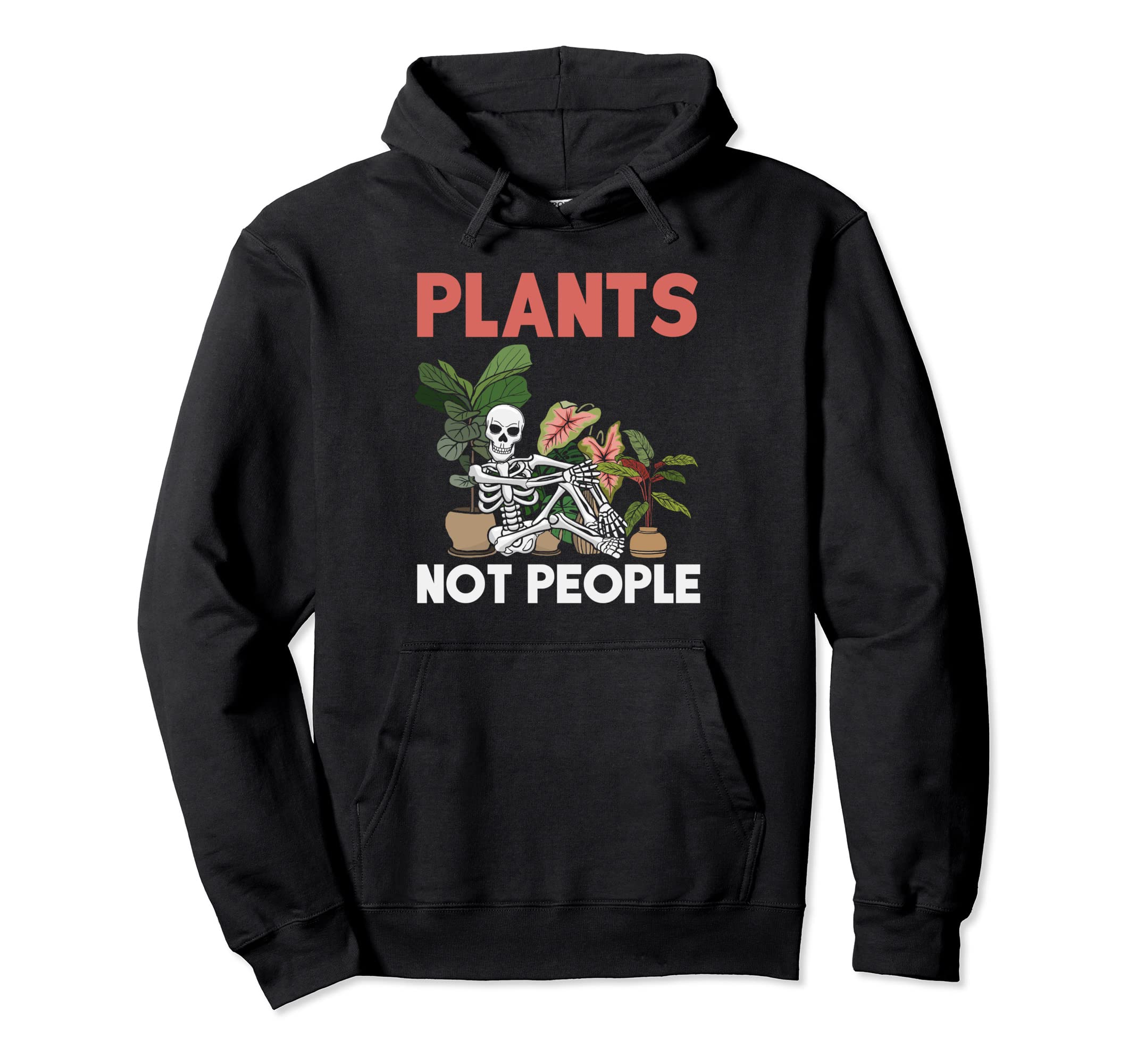 Gardener Skeleton Introvert Garden Plant Hoodie - Custom Art Print Unisex - T-Shirt, Sweatshirt, Hoodie
