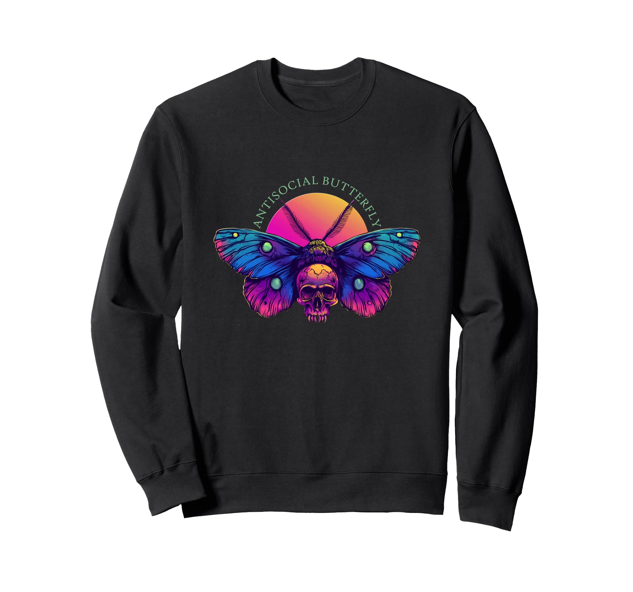 Antisocial Butterfly Gift Hoodie - Casual Everyday Wear Men Women - T-Shirt, Sweatshirt, Hoodie