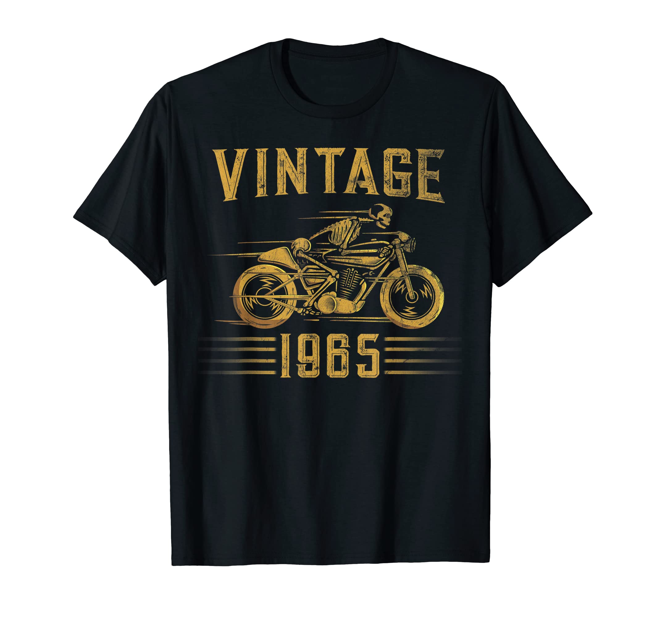 1965 Biker Motorcycle T-Shirt - Fun Novelty Design for Adults - T-Shirt, Sweatshirt, Hoodie