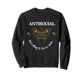 Antisocial Book Club Introvert Sweatshirt - Minimalist Print Unisex - T-Shirt, Sweatshirt, Hoodie