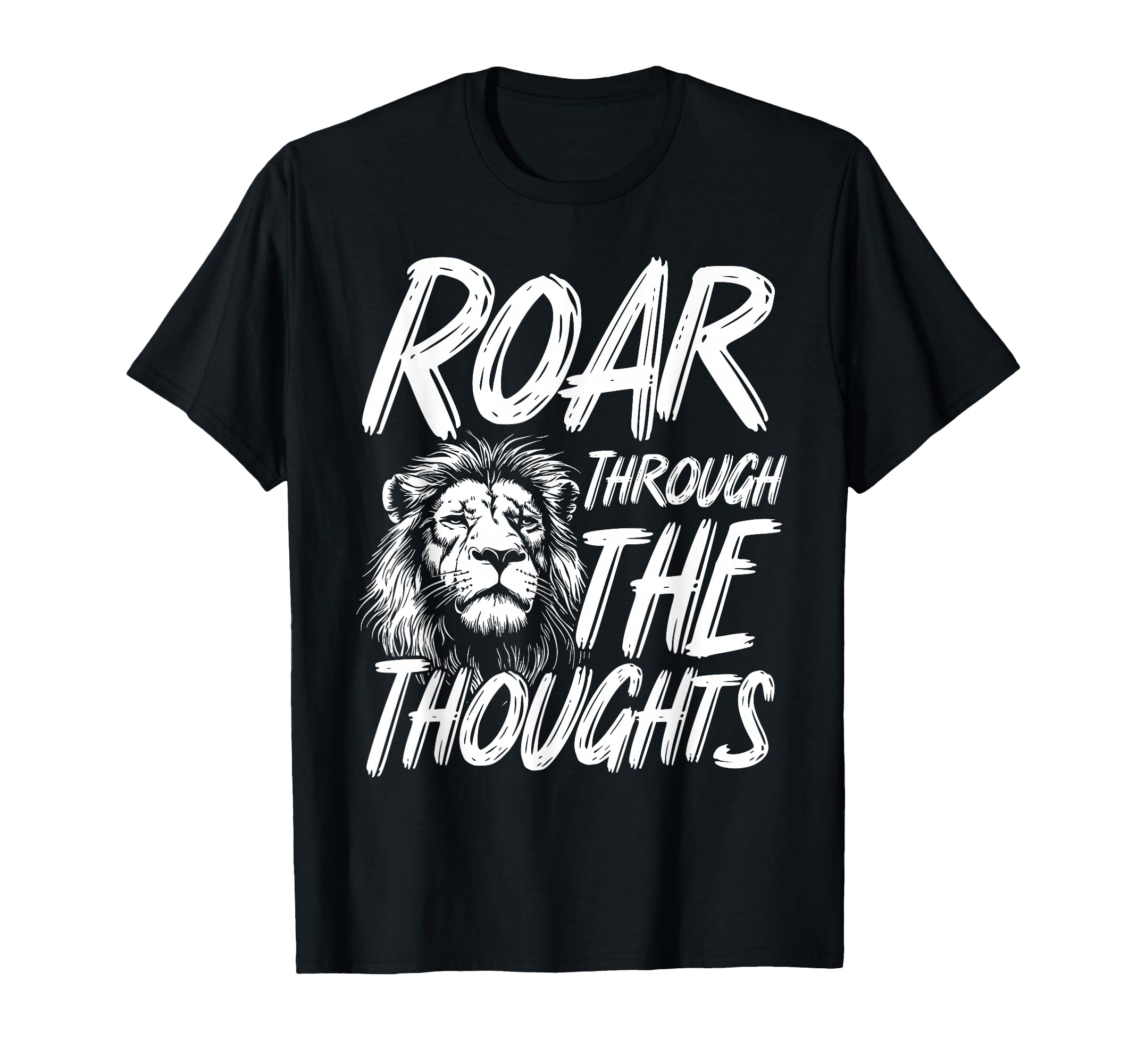 Bold Lion Overthinkers And Mental Warriors T-Shirt - Graphic Print Unisex - T-Shirt, Sweatshirt, Hoodie