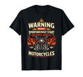 Motorcycle Biker Warning May T-Shirt - Fun Novelty Design Unisex - T-Shirt, Sweatshirt, Hoodie