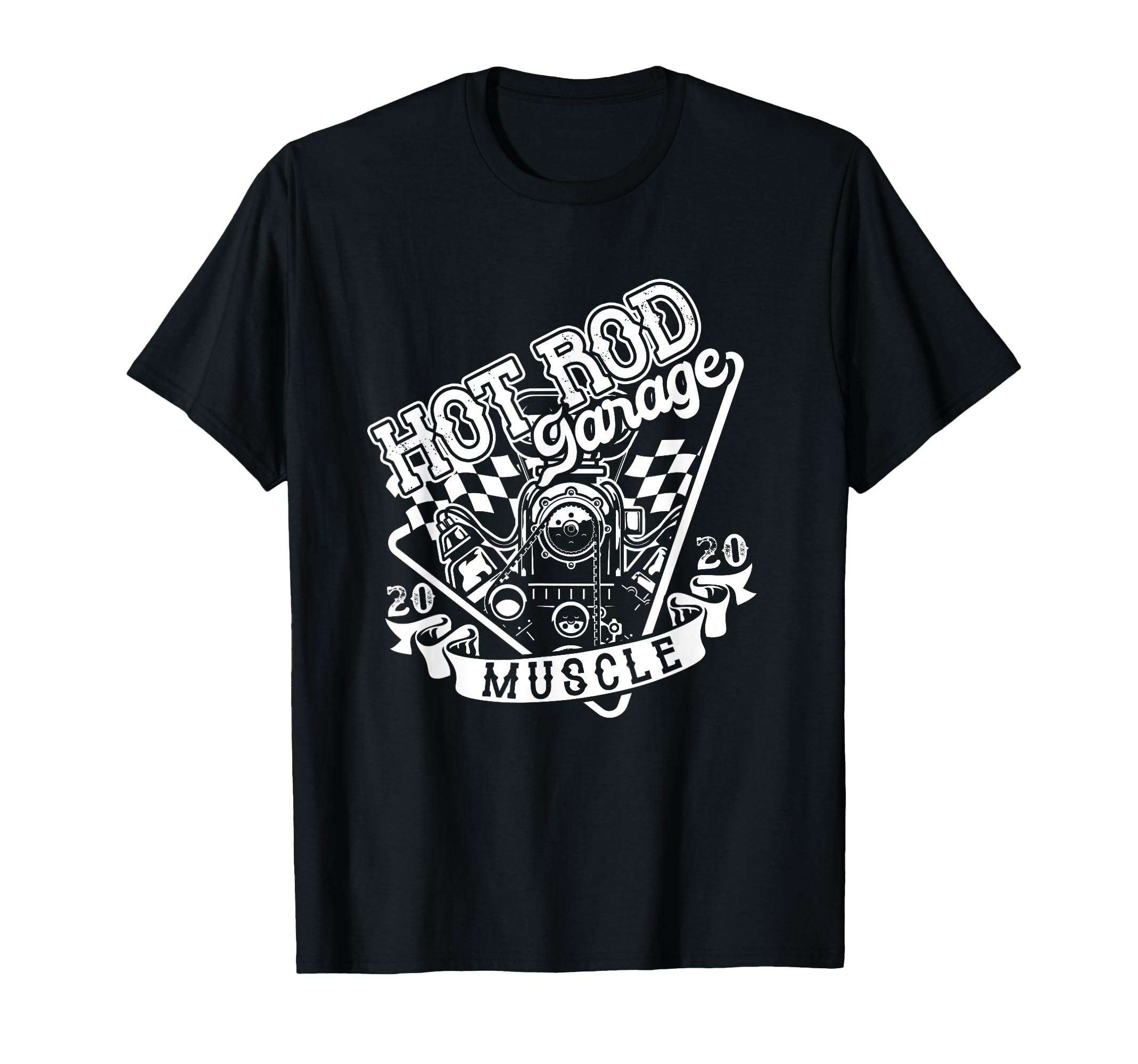 Hot Rod Garage American Old Car T-Shirt - Aesthetic Graphic Men Women - T-Shirt, Sweatshirt, Hoodie