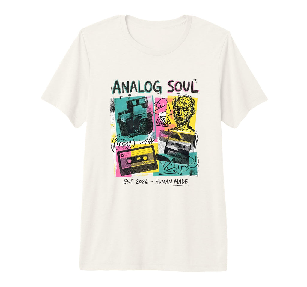 Camera Cassette 80S 90S Music T-Shirt - Custom Art Print for Adults - T-Shirt, Sweatshirt, Hoodie