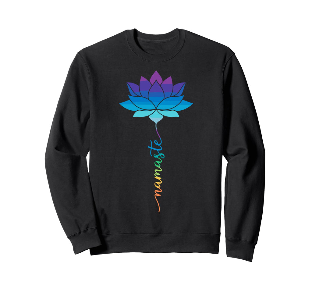 Yoga Meditation Chakra Lotus Sweatshirt - Fun Novelty Design Men Women - T-Shirt, Sweatshirt, Hoodie