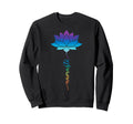 Yoga Meditation Chakra Lotus Sweatshirt - Fun Novelty Design Men Women - T-Shirt, Sweatshirt, Hoodie