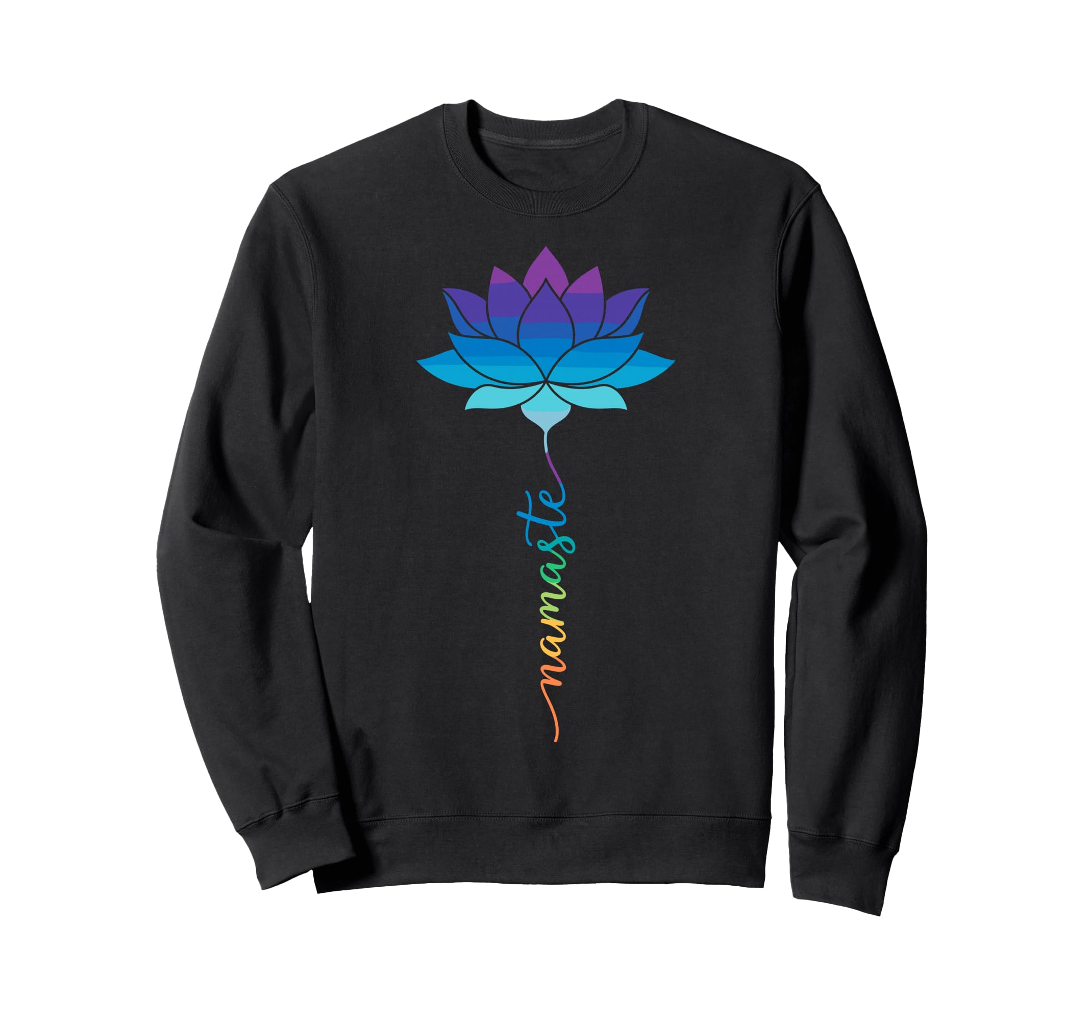 Yoga Meditation Chakra Lotus Sweatshirt - Fun Novelty Design Men Women - T-Shirt, Sweatshirt, Hoodie