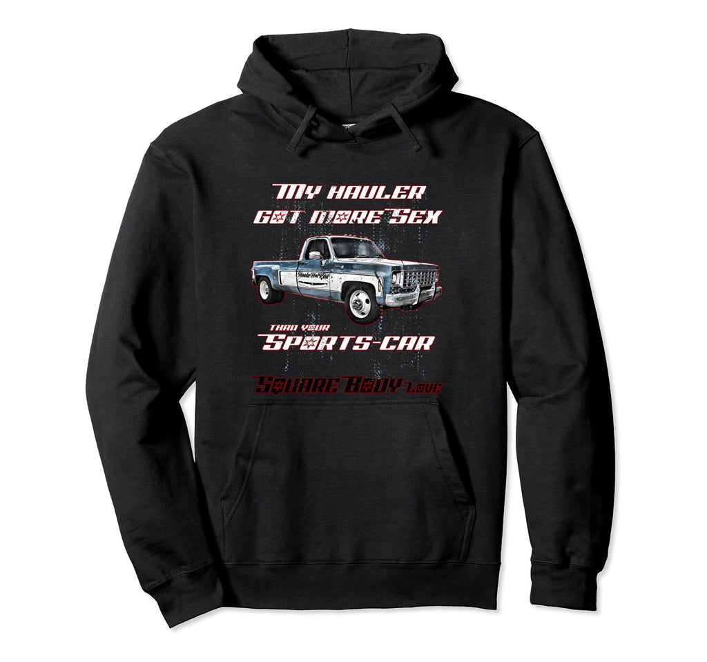 Lowered Dually Squarebody Suburban Hoodie - Aesthetic Graphic Men Women - T-Shirt, Sweatshirt, Hoodie