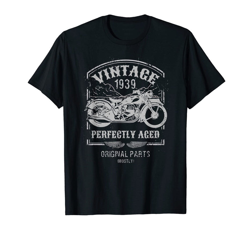 Born 1939 Motorcycle Bikers Riders T-Shirt - Trendy Graphic for Adults - T-Shirt, Sweatshirt, Hoodie