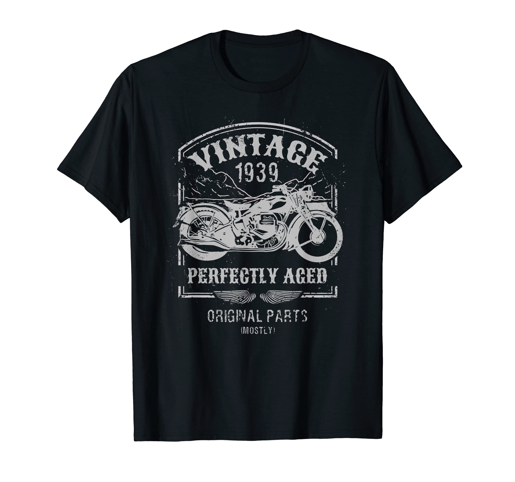 Born 1939 Motorcycle Bikers Riders T-Shirt - Trendy Graphic for Adults - T-Shirt, Sweatshirt, Hoodie