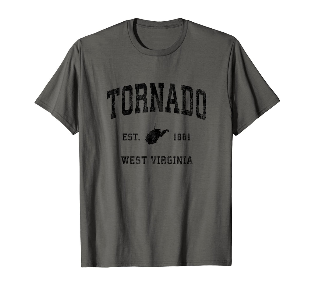 Tornado West Virginia Wv Athletic T-Shirt - Unique Graphic for Adults - T-Shirt, Sweatshirt, Hoodie