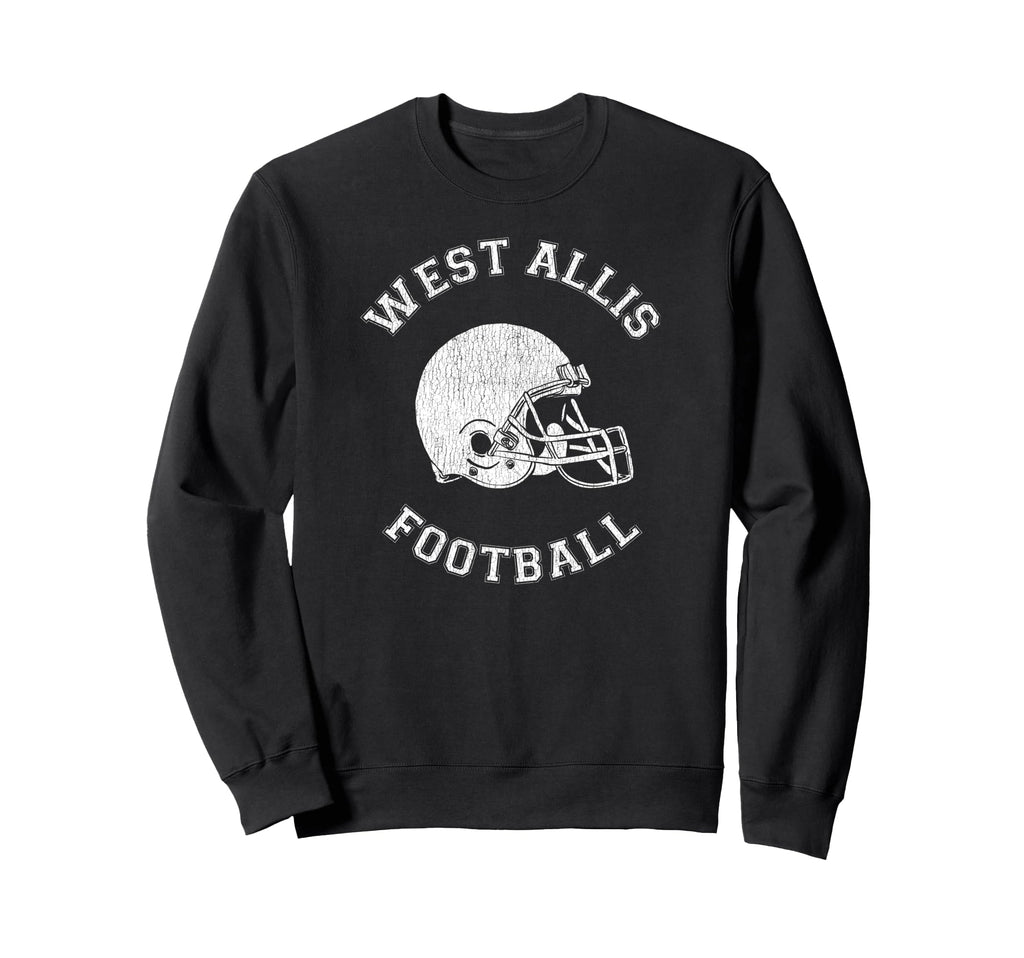 West Allis Football Distressed Sweatshirt - Aesthetic Graphic for Adults - T-Shirt, Sweatshirt, Hoodie