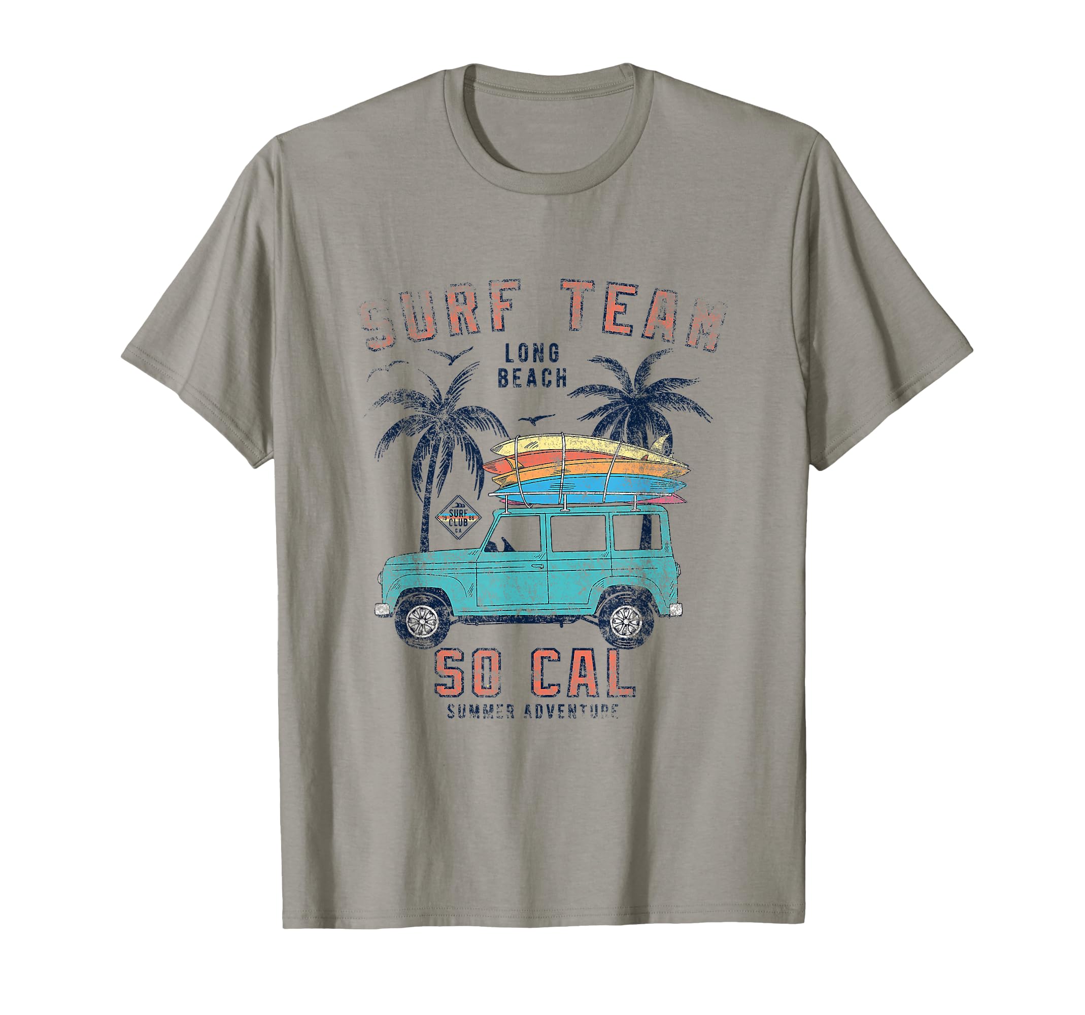 Southern California Surf Team Summer T-Shirt - Graphic Print Unisex - T-Shirt, Sweatshirt, Hoodie
