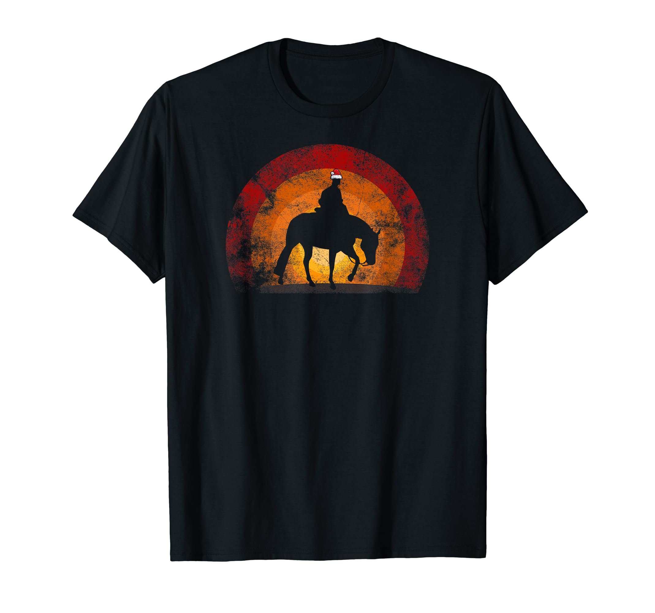 Cowboy Sunset Horse Western Country T-Shirt - Fun Novelty Design Unisex - T-Shirt, Sweatshirt, Hoodie