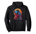 Dog Afghan Hound Vaporwave Retrowave Hoodie - Unique Graphic for Adults - T-Shirt, Sweatshirt, Hoodie
