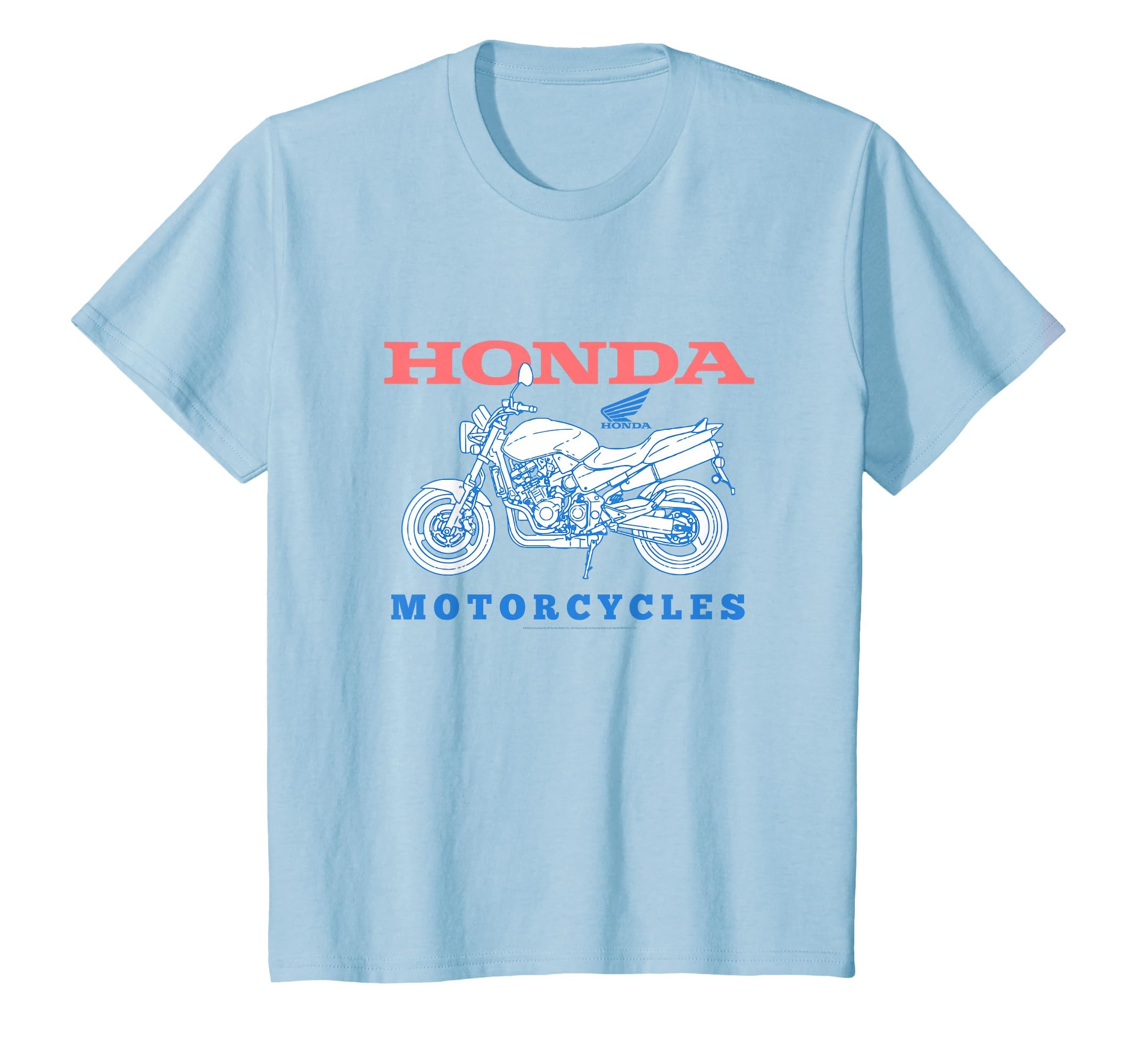 Honda Powersports Red White Blue T-Shirt - Fun Novelty Design Men Women - T-Shirt, Sweatshirt, Hoodie