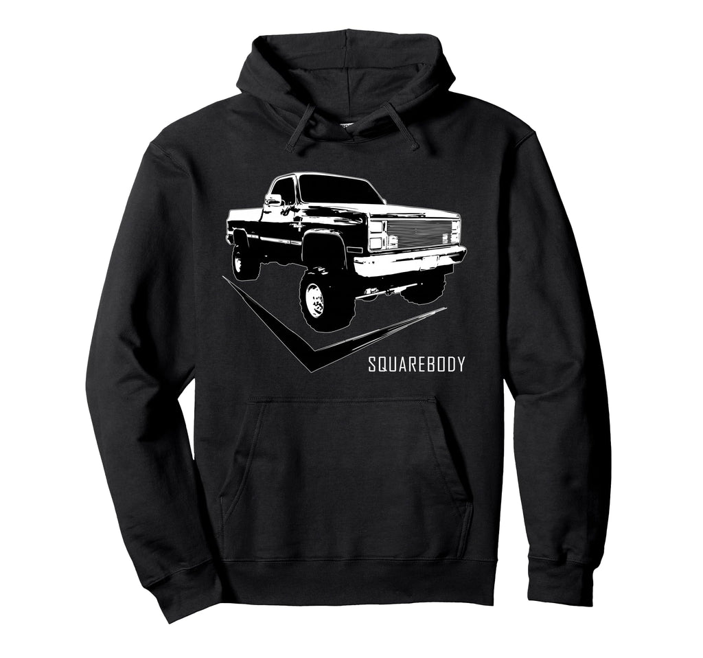 Squarebody Square Body Truck Hoodie - Casual Everyday Wear for Adults - T-Shirt, Sweatshirt, Hoodie