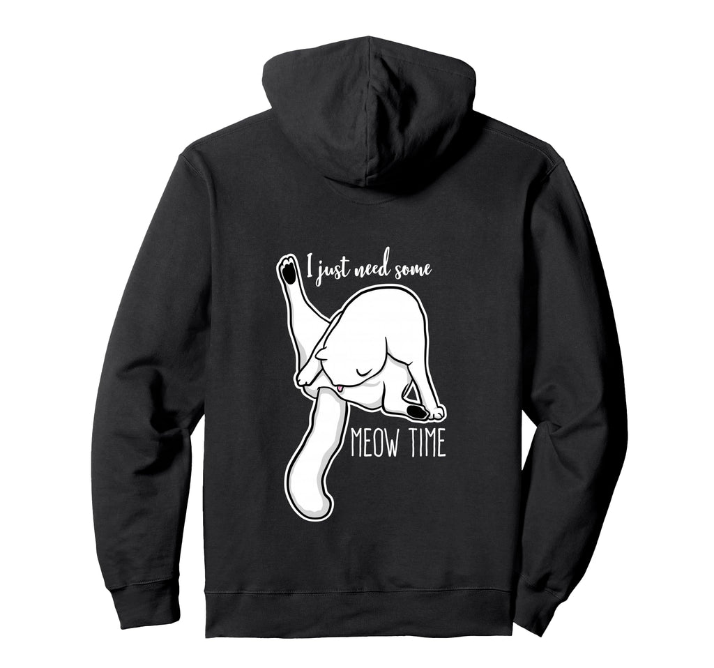 Funny Self Care Cat Licking Itself Hoodie - Streetwear Style Men Women - T-Shirt, Sweatshirt, Hoodie