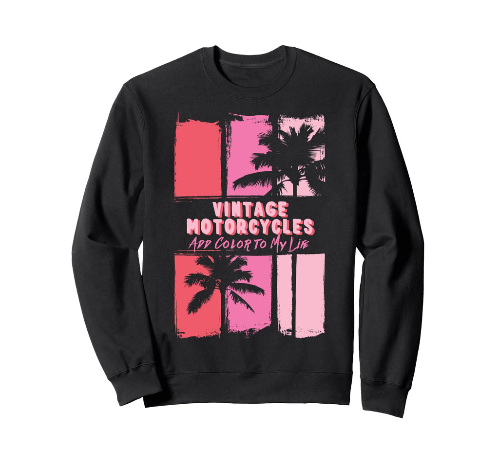 Motorcycles Tropical Vibes Sweatshirt - Custom Art Print Unisex - T-Shirt, Sweatshirt, Hoodie