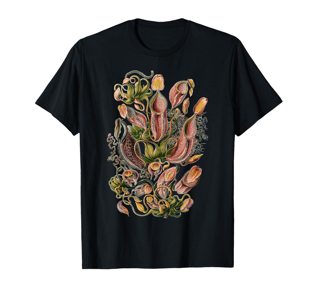 Carnivorous Plant Floral Flower T-Shirt - Unique Graphic Men Women - T-Shirt, Sweatshirt, Hoodie