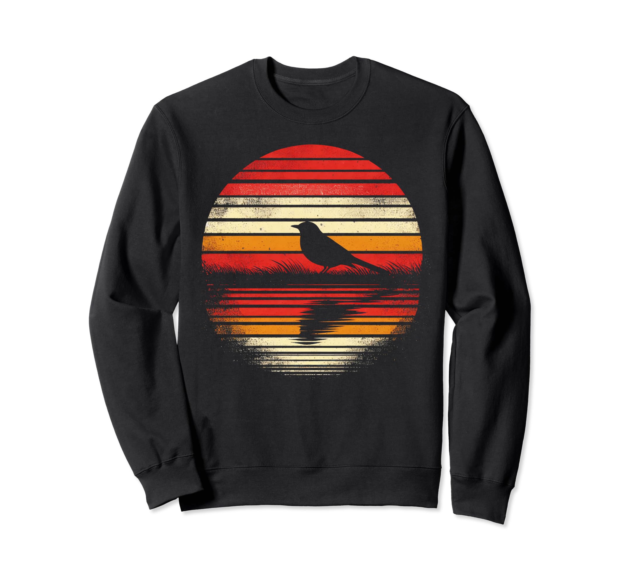 Nightingale Bird Sunset Safari 70S Sweatshirt - Graphic Print Men Women - T-Shirt, Sweatshirt, Hoodie
