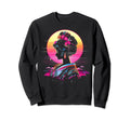 Vaporwave Geisha 80S Synthwave 21 Sweatshirt - Minimalist Print Unisex - T-Shirt, Sweatshirt, Hoodie