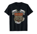 1950 Panhead Motorcycle Distressed T-Shirt - Novelty Apparel for Adults - T-Shirt, Sweatshirt, Hoodie