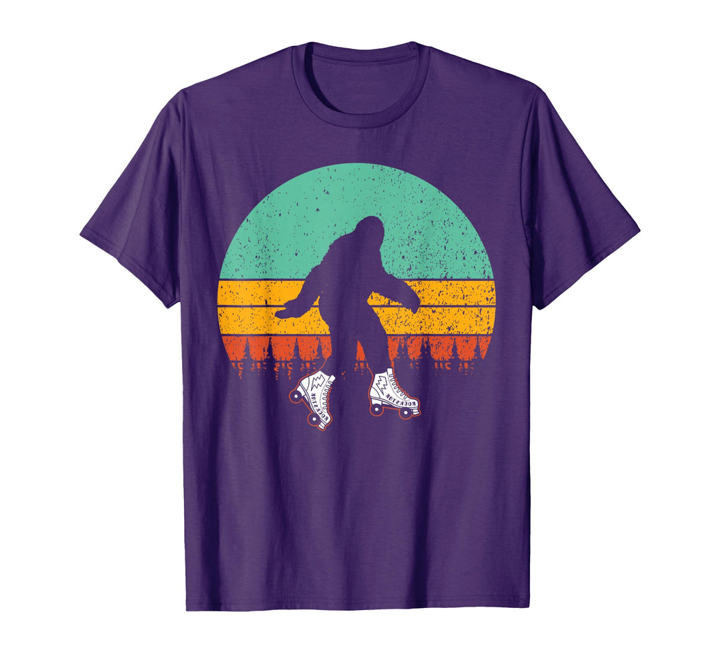 Bigfoot Roller Skate Skating Sasquatch T-Shirt - Graphic Print for Adults - T-Shirt, Sweatshirt, Hoodie