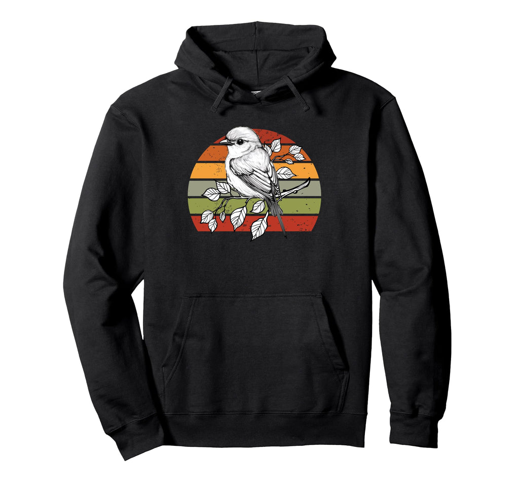 Manakin Bird Leaves Illustration Hoodie - Trendy Graphic for Adults - T-Shirt, Sweatshirt, Hoodie