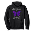 Funny Introvert Antisocial Butterfly Hoodie - Minimalist Print for Adults - T-Shirt, Sweatshirt, Hoodie