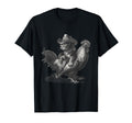 Cat Cowboy Western Country Cowgirl T-Shirt - Fun Novelty Design for Adults - T-Shirt, Sweatshirt, Hoodie