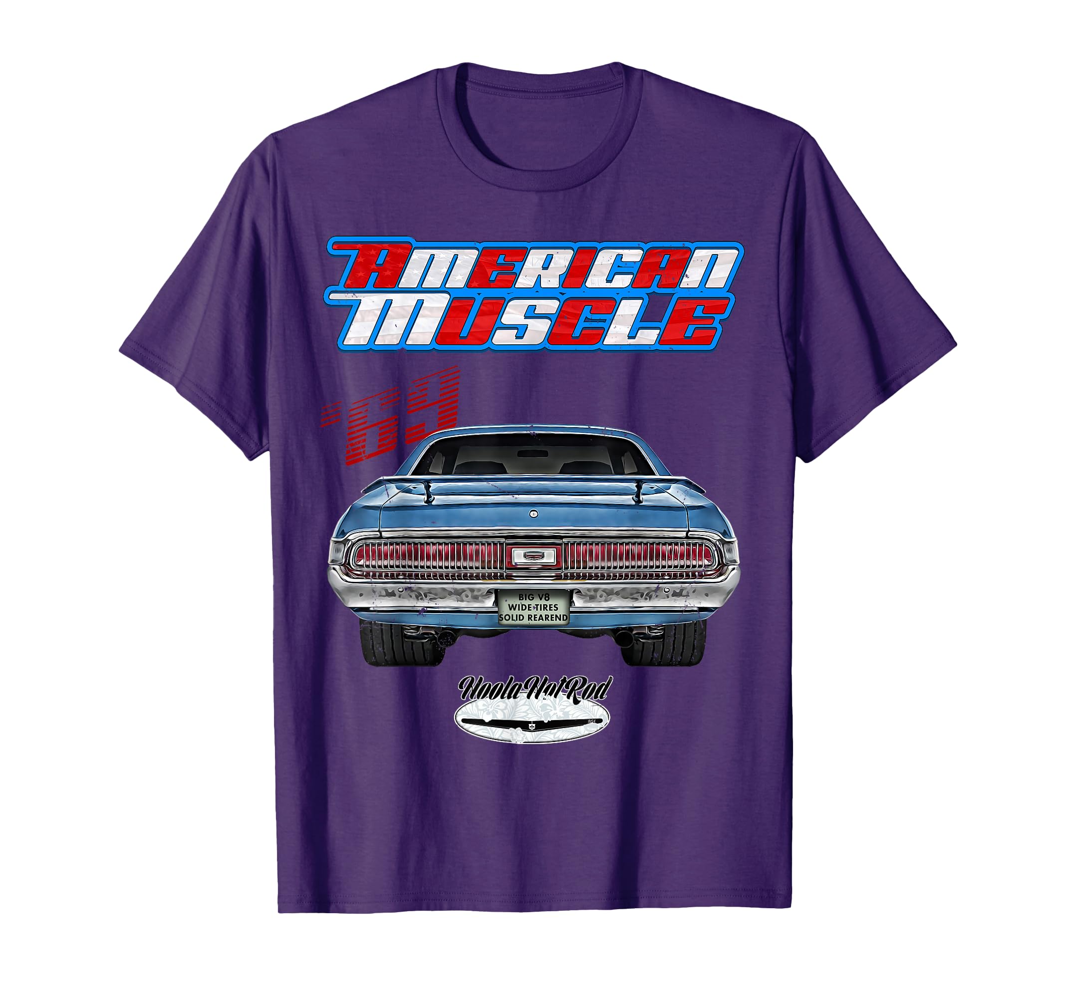 1969 Cougar Xr 7 69 Xr7 Pony Car Hoola T-Shirt - Custom Art Print Unisex - T-Shirt, Sweatshirt, Hoodie