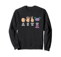 Scissors Rock Paper Mental Health Sweatshirt - Aesthetic Graphic Men Women - T-Shirt, Sweatshirt, Hoodie