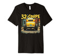 32 Deuce Coupe American 3 Window T-Shirt - Fun Novelty Design for Adults - T-Shirt, Sweatshirt, Hoodie