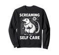 Funny Possum Scream Mental Health Sweatshirt - Minimalist Print Unisex - T-Shirt, Sweatshirt, Hoodie