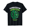 Depression Is No Weakness Mental T-Shirt - Custom Art Print Men Women - T-Shirt, Sweatshirt, Hoodie