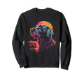 Labrador Retriever Dog Vaporwave Sweatshirt - Unique Graphic for Adults - T-Shirt, Sweatshirt, Hoodie
