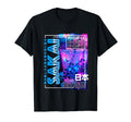 Sakai City 80S Synthwave Boba Tea Japan T-Shirt - Novelty Apparel Unisex - T-Shirt, Sweatshirt, Hoodie
