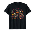 Floral Motorbike Colorful Motorcycle T-Shirt - Unique Graphic Unisex - T-Shirt, Sweatshirt, Hoodie