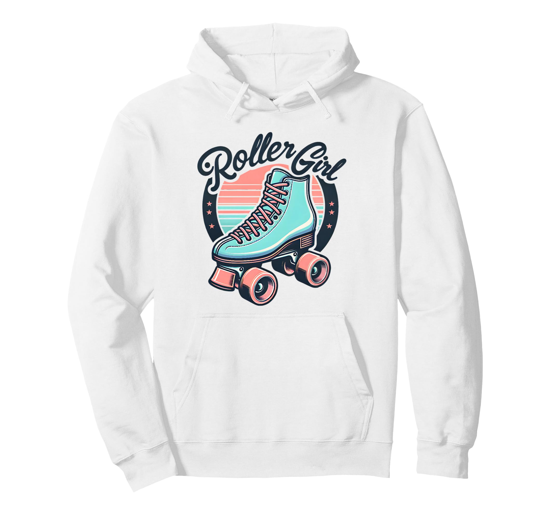 Roller 80S 90S Skates Skating Hoodie - Unique Graphic for Adults - T-Shirt, Sweatshirt, Hoodie